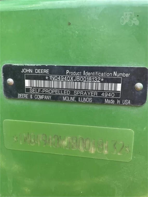 Самохідний обприскувач 2011 JOHN DEERE 4940 — изображение 2
