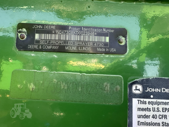 Самохідний обприскувач 2013 JOHN DEERE 4730 — изображение 38