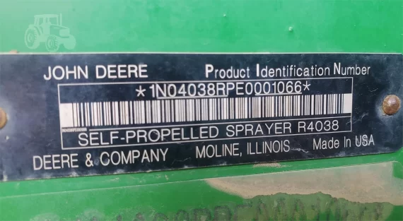 Самохідний обприскувач 2014 JOHN DEERE R4038 — изображение 10